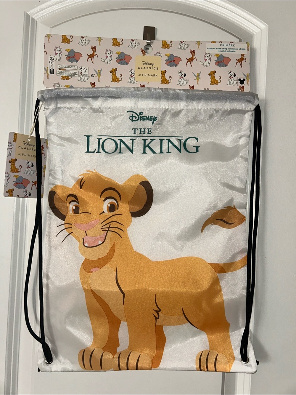 Lion King Simba Drawstring Bag